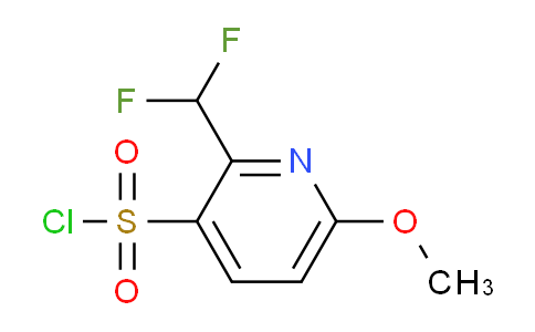 2-(Difluoromethyl)-6-methoxypyridine-3-sulfonyl chloride