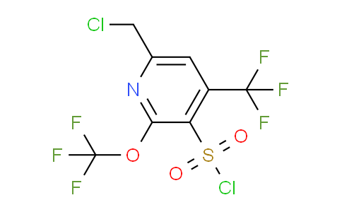 6-(Chloromethyl)-2-(trifluoromethoxy)-4-(trifluoromethyl)pyridine-3-sulfonyl chloride