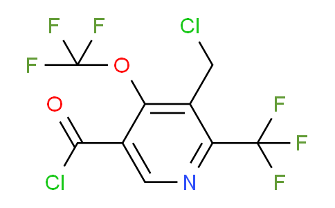 AM142698 | 1805308-93-3 | 3-(Chloromethyl)-4-(trifluoromethoxy)-2-(trifluoromethyl)pyridine-5-carbonyl chloride
