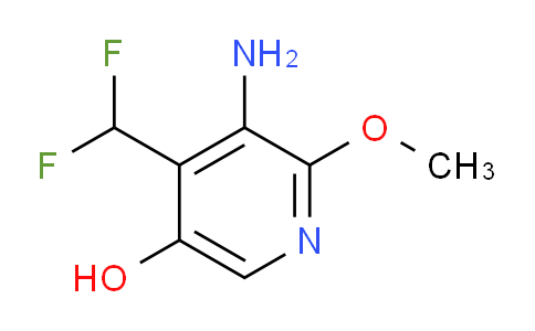 3-Amino-4-(difluoromethyl)-5-hydroxy-2-methoxypyridine