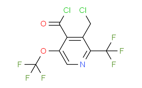 AM142700 | 1806782-72-8 | 3-(Chloromethyl)-5-(trifluoromethoxy)-2-(trifluoromethyl)pyridine-4-carbonyl chloride