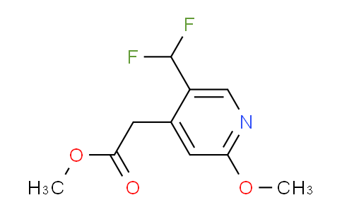 AM142707 | 1805328-48-6 | Methyl 5-(difluoromethyl)-2-methoxypyridine-4-acetate
