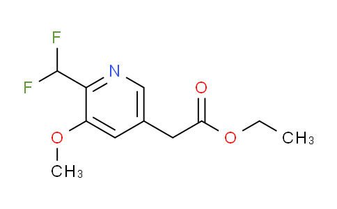 Ethyl 2-(difluoromethyl)-3-methoxypyridine-5-acetate