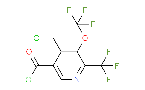 4-(Chloromethyl)-3-(trifluoromethoxy)-2-(trifluoromethyl)pyridine-5-carbonyl chloride
