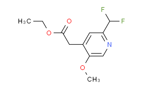 AM142714 | 1805308-72-8 | Ethyl 2-(difluoromethyl)-5-methoxypyridine-4-acetate