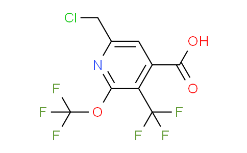 AM142732 | 1805180-57-7 | 6-(Chloromethyl)-2-(trifluoromethoxy)-3-(trifluoromethyl)pyridine-4-carboxylic acid