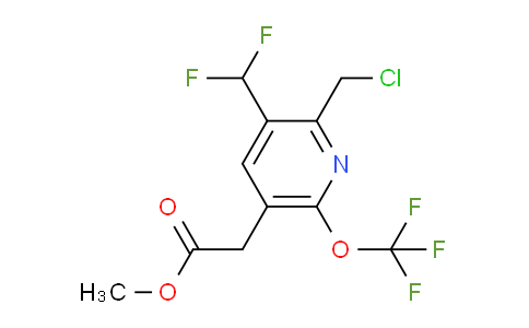 AM142734 | 1805949-44-3 | Methyl 2-(chloromethyl)-3-(difluoromethyl)-6-(trifluoromethoxy)pyridine-5-acetate