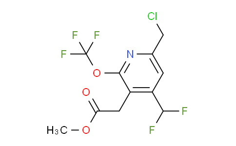 AM142736 | 1806770-12-6 | Methyl 6-(chloromethyl)-4-(difluoromethyl)-2-(trifluoromethoxy)pyridine-3-acetate