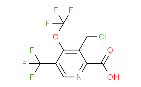 AM142738 | 1805160-41-1 | 3-(Chloromethyl)-4-(trifluoromethoxy)-5-(trifluoromethyl)pyridine-2-carboxylic acid