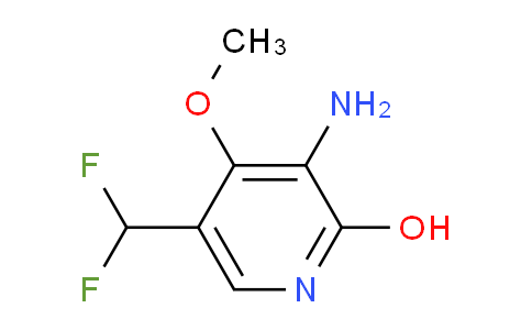 3-Amino-5-(difluoromethyl)-2-hydroxy-4-methoxypyridine