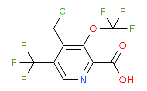 AM142753 | 1805180-69-1 | 4-(Chloromethyl)-3-(trifluoromethoxy)-5-(trifluoromethyl)pyridine-2-carboxylic acid
