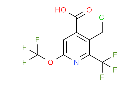AM142758 | 1805031-25-7 | 3-(Chloromethyl)-6-(trifluoromethoxy)-2-(trifluoromethyl)pyridine-4-carboxylic acid