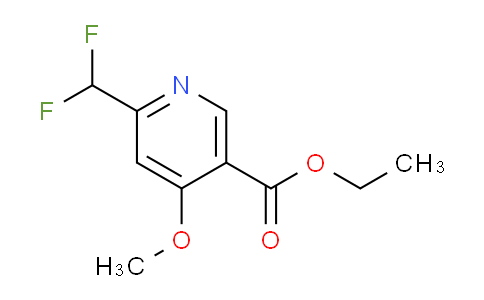 AM142762 | 1806770-54-6 | Ethyl 2-(difluoromethyl)-4-methoxypyridine-5-carboxylate