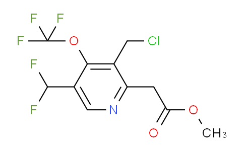 AM142766 | 1806770-34-2 | Methyl 3-(chloromethyl)-5-(difluoromethyl)-4-(trifluoromethoxy)pyridine-2-acetate