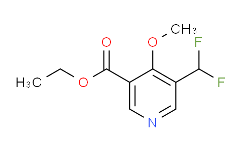 Ethyl 3-(difluoromethyl)-4-methoxypyridine-5-carboxylate