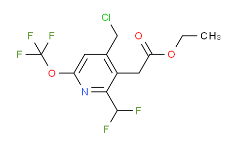 AM142776 | 1804656-56-1 | Ethyl 4-(chloromethyl)-2-(difluoromethyl)-6-(trifluoromethoxy)pyridine-3-acetate