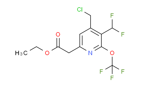 AM142780 | 1803991-82-3 | Ethyl 4-(chloromethyl)-3-(difluoromethyl)-2-(trifluoromethoxy)pyridine-6-acetate