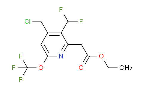 AM142781 | 1803991-99-2 | Ethyl 4-(chloromethyl)-3-(difluoromethyl)-6-(trifluoromethoxy)pyridine-2-acetate