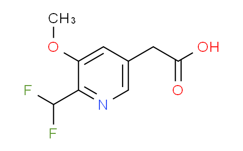 AM142782 | 1804688-93-4 | 2-(Difluoromethyl)-3-methoxypyridine-5-acetic acid