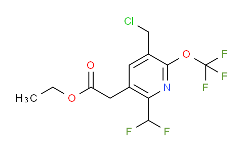 AM142785 | 1804369-15-0 | Ethyl 3-(chloromethyl)-6-(difluoromethyl)-2-(trifluoromethoxy)pyridine-5-acetate