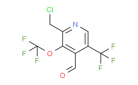 AM142786 | 1805947-24-3 | 2-(Chloromethyl)-3-(trifluoromethoxy)-5-(trifluoromethyl)pyridine-4-carboxaldehyde