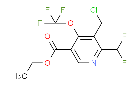 AM142794 | 1804655-54-6 | Ethyl 3-(chloromethyl)-2-(difluoromethyl)-4-(trifluoromethoxy)pyridine-5-carboxylate