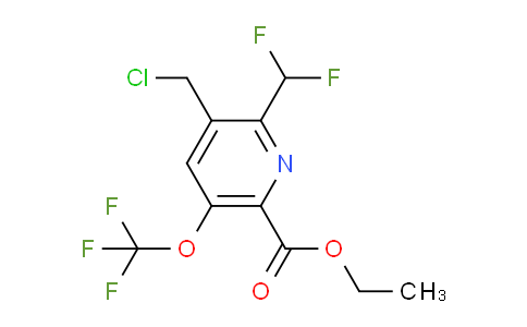 AM142797 | 1806769-49-2 | Ethyl 3-(chloromethyl)-2-(difluoromethyl)-5-(trifluoromethoxy)pyridine-6-carboxylate