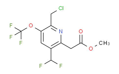 AM142799 | 1805190-52-6 | Methyl 2-(chloromethyl)-5-(difluoromethyl)-3-(trifluoromethoxy)pyridine-6-acetate