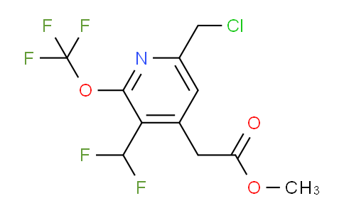 AM142801 | 1804659-55-9 | Methyl 6-(chloromethyl)-3-(difluoromethyl)-2-(trifluoromethoxy)pyridine-4-acetate