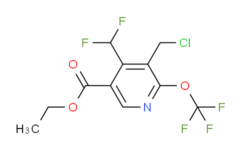 AM142804 | 1805155-52-5 | Ethyl 3-(chloromethyl)-4-(difluoromethyl)-2-(trifluoromethoxy)pyridine-5-carboxylate