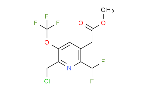 AM142805 | 1805282-95-4 | Methyl 2-(chloromethyl)-6-(difluoromethyl)-3-(trifluoromethoxy)pyridine-5-acetate