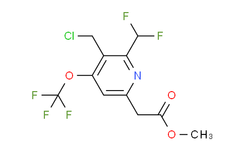 AM142811 | 1805190-59-3 | Methyl 3-(chloromethyl)-2-(difluoromethyl)-4-(trifluoromethoxy)pyridine-6-acetate