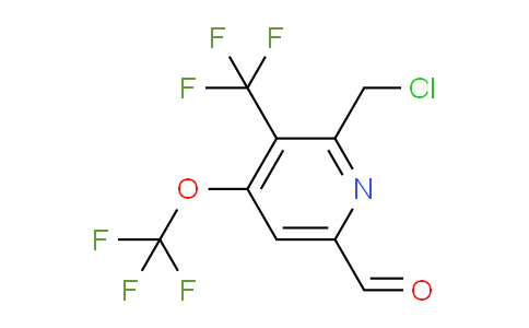 AM142820 | 1804364-30-4 | 2-(Chloromethyl)-4-(trifluoromethoxy)-3-(trifluoromethyl)pyridine-6-carboxaldehyde