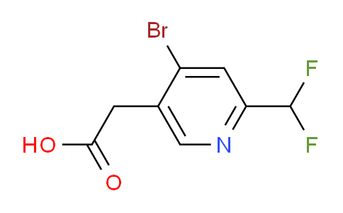 AM142823 | 1804947-31-6 | 4-Bromo-2-(difluoromethyl)pyridine-5-acetic acid