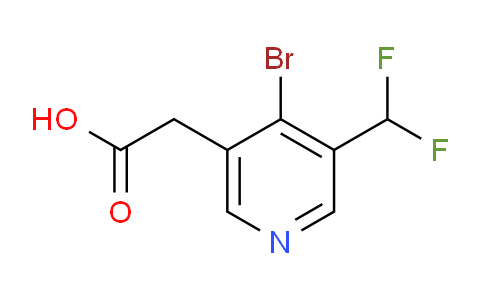 AM142824 | 1806771-45-8 | 4-Bromo-3-(difluoromethyl)pyridine-5-acetic acid