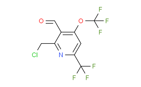 AM142825 | 1805947-39-0 | 2-(Chloromethyl)-4-(trifluoromethoxy)-6-(trifluoromethyl)pyridine-3-carboxaldehyde