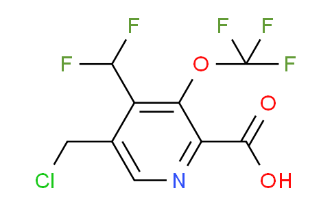 AM142826 | 1805246-27-8 | 5-(Chloromethyl)-4-(difluoromethyl)-3-(trifluoromethoxy)pyridine-2-carboxylic acid