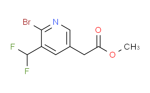 Methyl 2-bromo-3-(difluoromethyl)pyridine-5-acetate