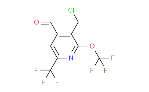 AM142836 | 1806765-23-0 | 3-(Chloromethyl)-2-(trifluoromethoxy)-6-(trifluoromethyl)pyridine-4-carboxaldehyde