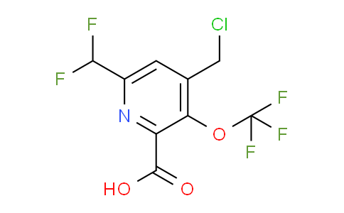 AM142837 | 1804655-05-7 | 4-(Chloromethyl)-6-(difluoromethyl)-3-(trifluoromethoxy)pyridine-2-carboxylic acid