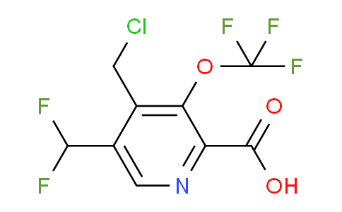 AM142839 | 1804922-91-5 | 4-(Chloromethyl)-5-(difluoromethyl)-3-(trifluoromethoxy)pyridine-2-carboxylic acid