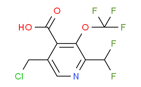 AM142844 | 1803997-95-6 | 5-(Chloromethyl)-2-(difluoromethyl)-3-(trifluoromethoxy)pyridine-4-carboxylic acid