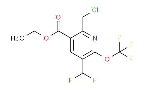AM142845 | 1804655-30-8 | Ethyl 2-(chloromethyl)-5-(difluoromethyl)-6-(trifluoromethoxy)pyridine-3-carboxylate