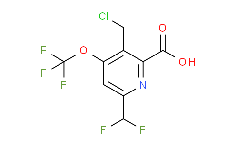 AM142846 | 1805189-83-6 | 3-(Chloromethyl)-6-(difluoromethyl)-4-(trifluoromethoxy)pyridine-2-carboxylic acid