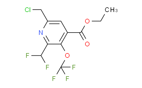 AM142850 | 1805948-18-8 | Ethyl 6-(chloromethyl)-2-(difluoromethyl)-3-(trifluoromethoxy)pyridine-4-carboxylate