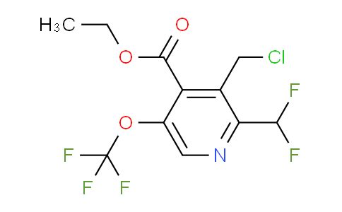AM142851 | 1804368-19-1 | Ethyl 3-(chloromethyl)-2-(difluoromethyl)-5-(trifluoromethoxy)pyridine-4-carboxylate