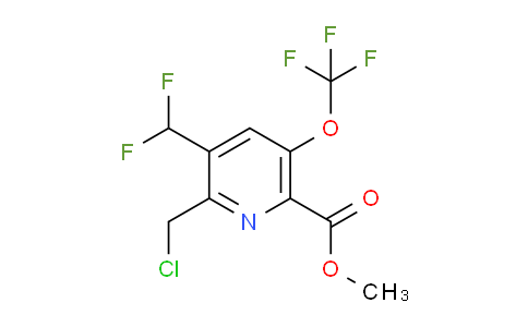 AM142852 | 1804655-12-6 | Methyl 2-(chloromethyl)-3-(difluoromethyl)-5-(trifluoromethoxy)pyridine-6-carboxylate