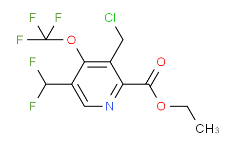 AM142859 | 1805307-65-6 | Ethyl 3-(chloromethyl)-5-(difluoromethyl)-4-(trifluoromethoxy)pyridine-2-carboxylate