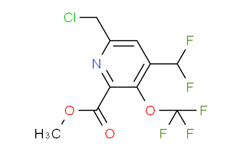 AM142861 | 1806769-24-3 | Methyl 6-(chloromethyl)-4-(difluoromethyl)-3-(trifluoromethoxy)pyridine-2-carboxylate