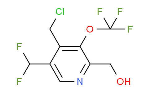 AM142869 | 1804908-96-0 | 4-(Chloromethyl)-5-(difluoromethyl)-3-(trifluoromethoxy)pyridine-2-methanol